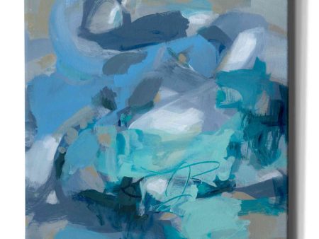 Abstract Blues I  by Christina Long, Canvas Wall Art For Discount