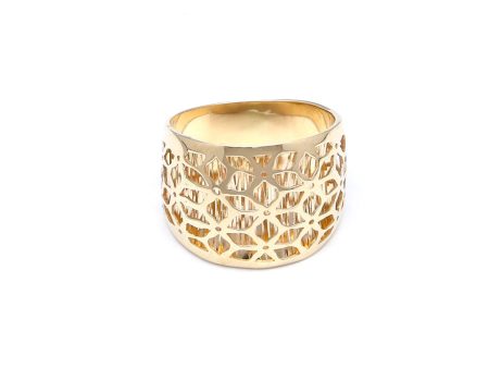 Anillo caldo en oro amarillo 14 kilates. Online Sale