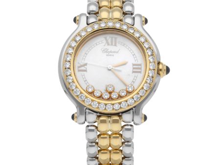 Reloj Chopard para dama modelo Happy Sport vistas en oro amarillo 18 kilates. Discount