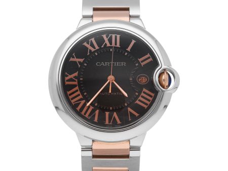 Reloj Cartier para caballero modelo Ballon Bleu vistas en oro rosa 18 kilates. For Discount