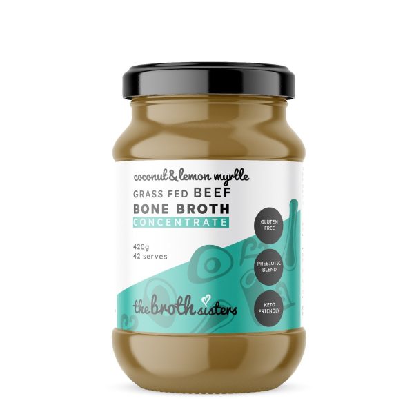 Bone Broth Concentrate Beef Coconut Lemon Myrtle  420g Discount