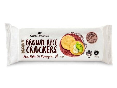 Brown Rice Crackers Sea Salt & Vinegar 115g Fashion